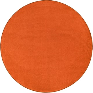 Teppich mandarinorange, Ø 2 m