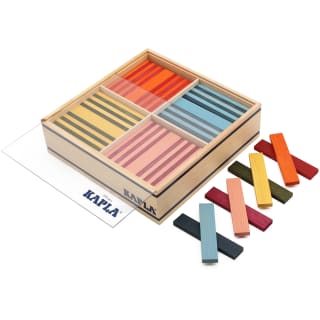 KAPLA®-Holzbaukasten Octocolor, 100 Teile