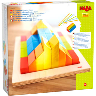 HABA 3-D-Legespiel Creative Stones, 44-teilig