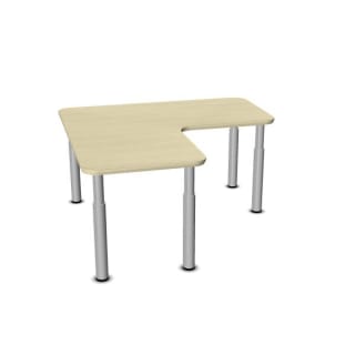 Tisch move upp, Rasterverstellung 59 - 76 cm, Metallbeine mit Gleitern, L 120 x B 120 cm