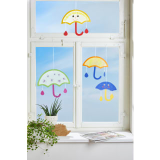 Sachenmacher Fensterbilder Sonnenfänger Regenwetter, 24 Stück