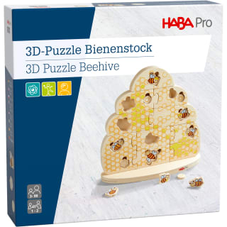 3-D-Puzzle Bienenstock, 23 Teile
