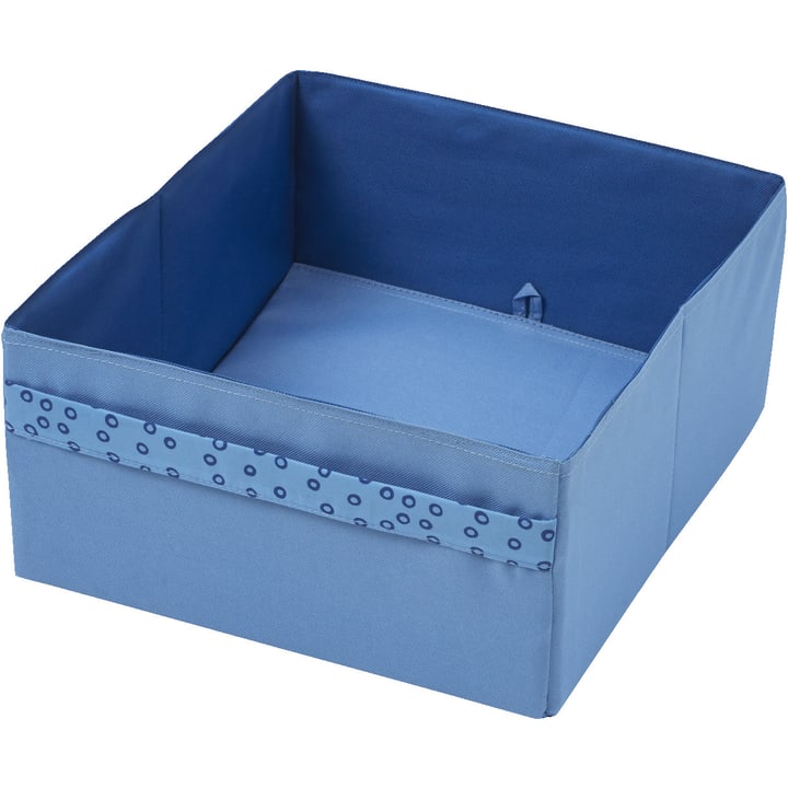 Stoffbox, hellblau/blau