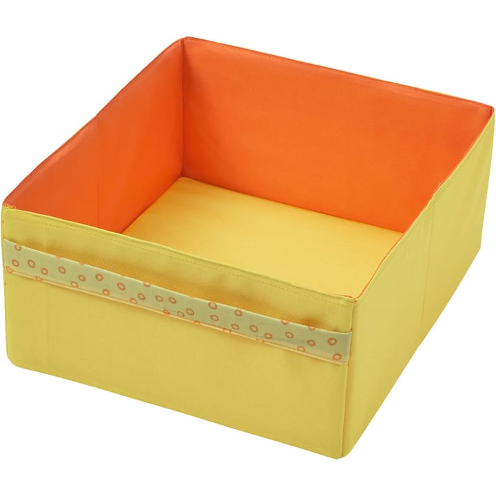 Stoffbox, gelb/orange