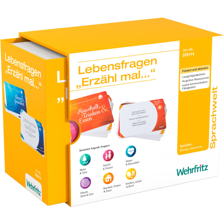 HABA Pro Kartenset Lebensfragen Erzähl mal..., 90 Karten