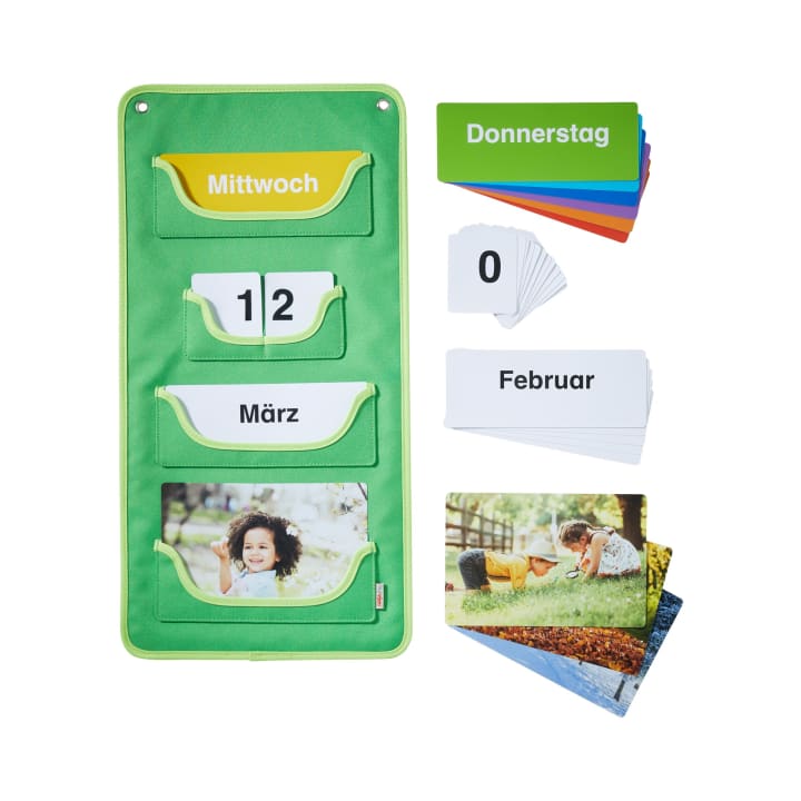 Dauerkalender, grün, B 30 x L 60 cm | HABA-Pro