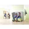 Hochlehner Sofa groß, Kunstleder, div. Farben, B 154 x H 142 x T 84 cm