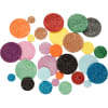 Moosgummi-Punkte Glitter, ca. 1.000 Punkte in 10 Farben