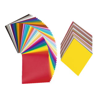 Faltblätter, 15 x 15 cm, 240 Stück in 48 Farben