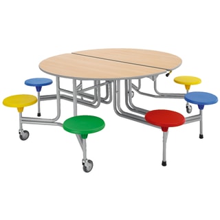 8er-Tisch-Sitz-Kombination (oval)