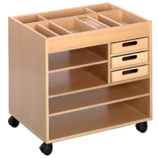 Atelierwagen in Buche