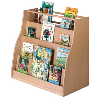 Bücherschrank mit Rollen