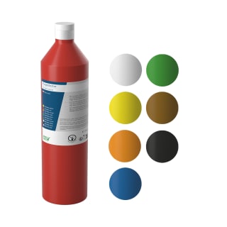 HABA Pro Fingerfarben-Sortiment, 8 Farben à 750 ml