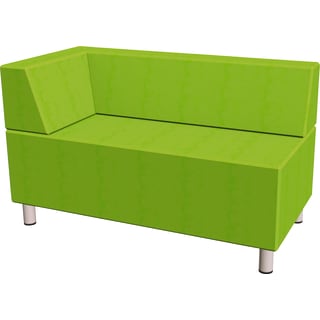 Sofa Relax rechteckig Ecklehne links, Kunstleder, div. Farben