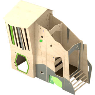Spielhaus grow.upp Siebenschläferhaus, rechts