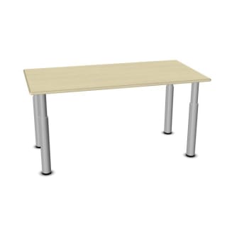 Tisch move upp rechteckig,  Rasterverstellung 59 - 76 cm, Metallbeine mit Gleitern, L 120 x B 60 cm