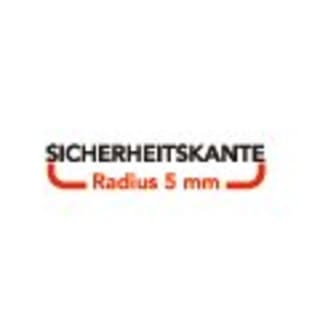 Sicherheitskante Radius 5mm