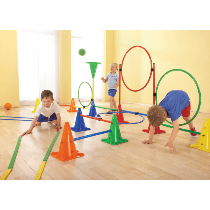 HABA Pro Gymnastik Kegel-Set, 54-teilig