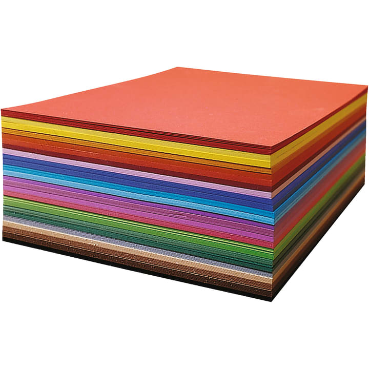 Tonkarton, 220 g/m², 300 Bogen in 10 Farben