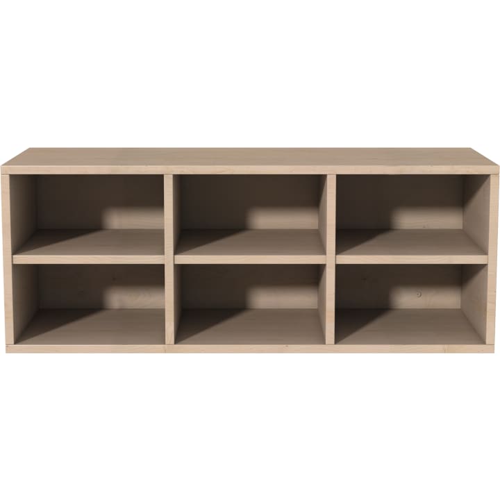 Offener Hängeschrank mit 6 Fächern, 104,2x40x45,3 cm