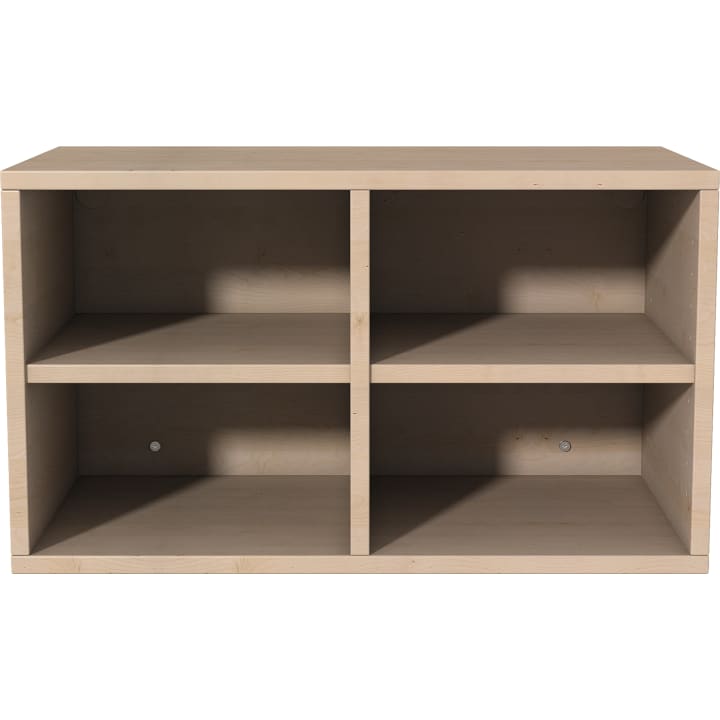 Offener Hängeschrank mit 4 Fächern, 69,8x40x45,3 cm