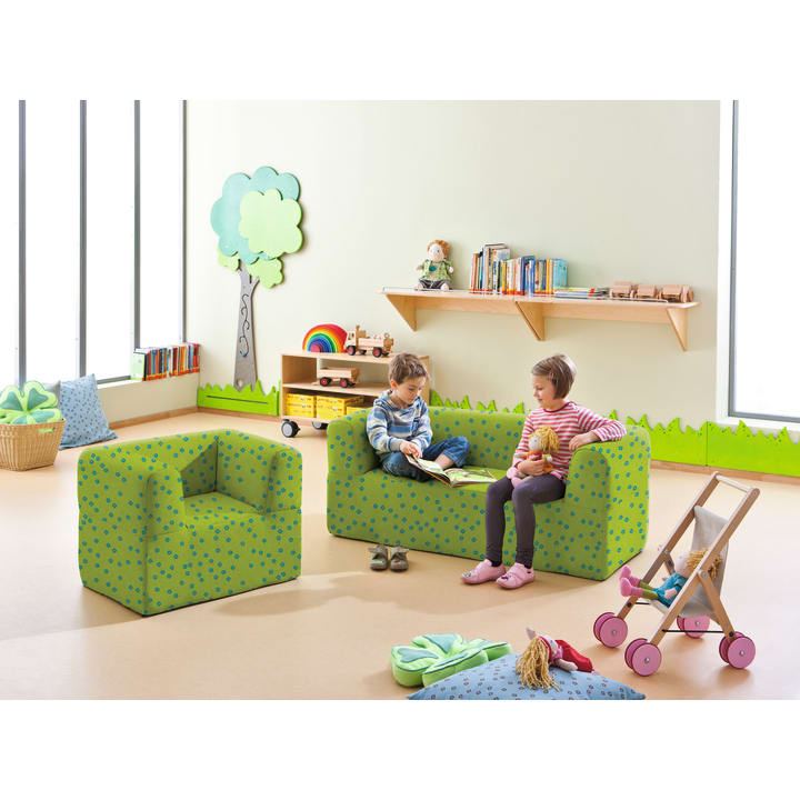 Kindergarten-Sessel, div. Stoffe, Sitzh. 30 cm