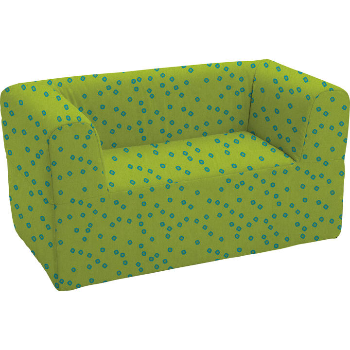 Sofa 2-Sitzer, div. Stoffe, Sitzh. 30 cm