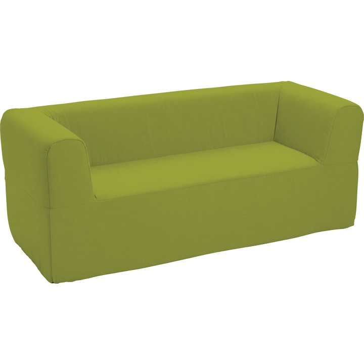 Sofa 3-Sitzer, Kunstleder, div. Farben, Sitzh. 30 cm