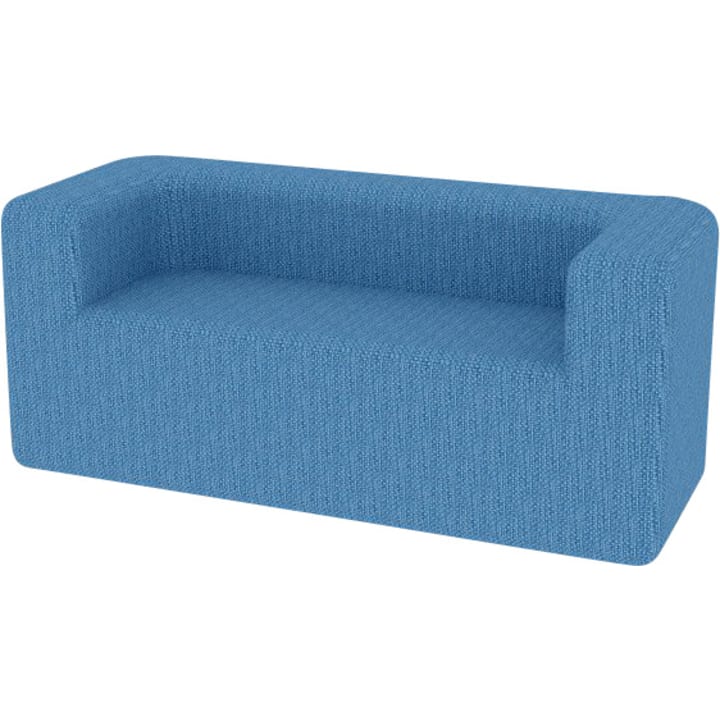 Sofa 2-Sitzer, div. Stoffe, Sitzh. 38 cm, B 140 x H 60 x T 60 cm