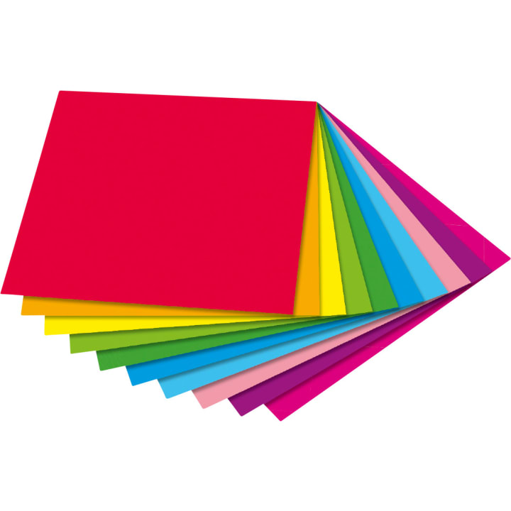 Faltblätter, zweifarbig, 80g/m², 20 x 20 cm, 200 Stück