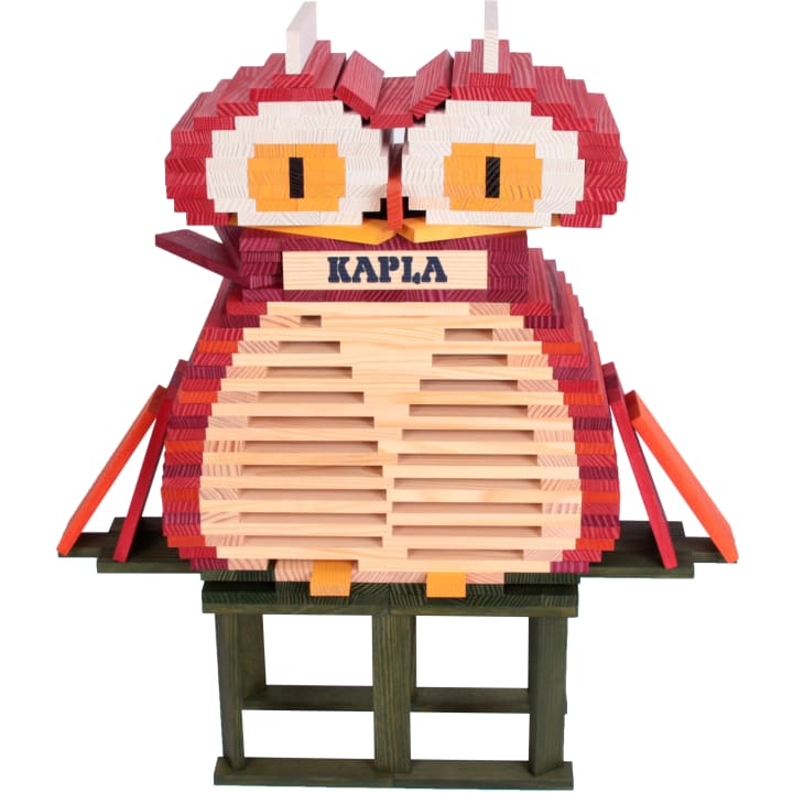 KAPLA®-Holzbaukasten Octocolor, 100 Teile