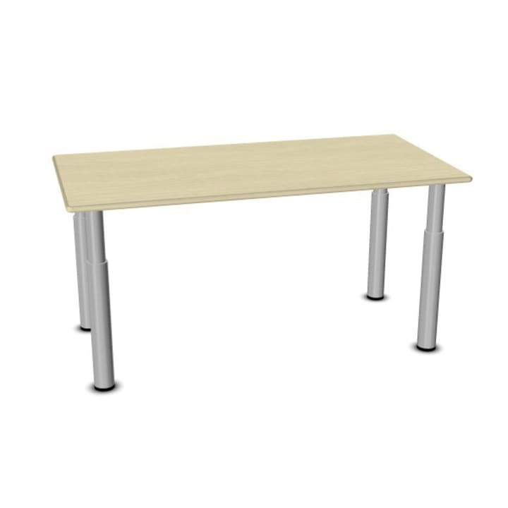 Tisch move upp rechteckig, Schraubverstellung 40 - 59 cm, Metallbeine mit Gleitern, L 120 x B 60 cm