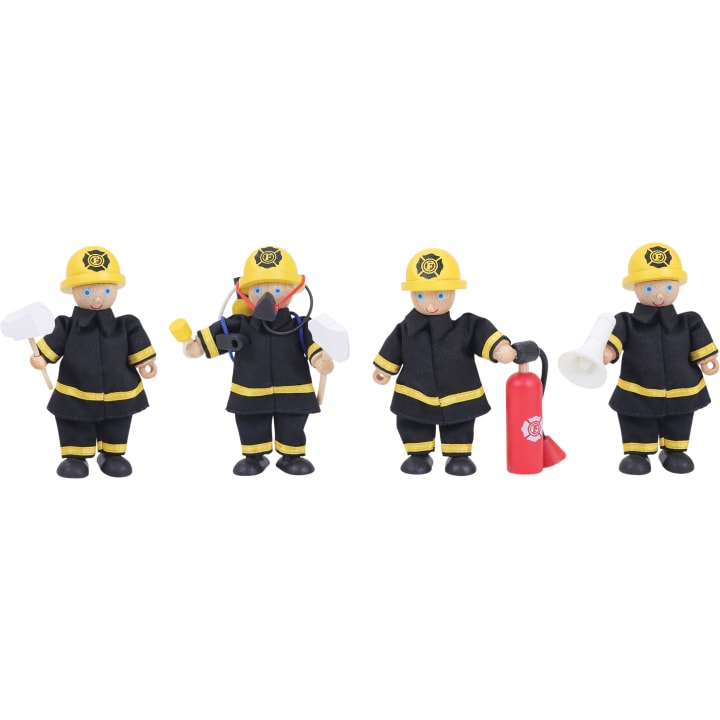Biegepuppen Feuerwehrmänner, 11-teilig