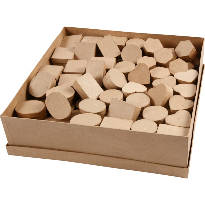 Mini-Pappboxen-Set, 144-teilig