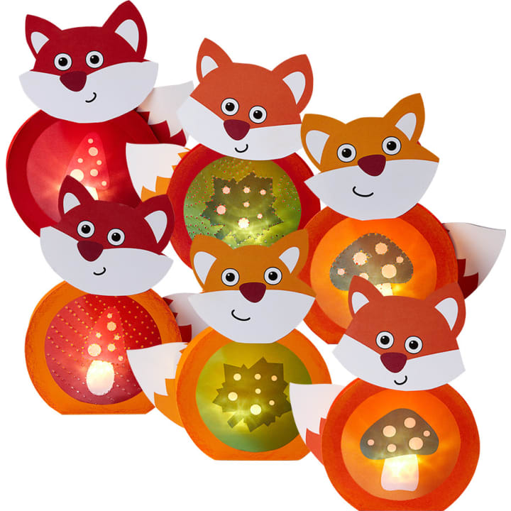 Sachenmacher Mini-Lichter Fuchs, 6 Stück