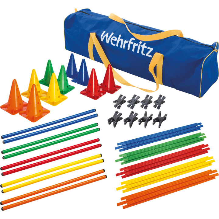HABA Pro Gymnastik Kegel-Set, 54-teilig