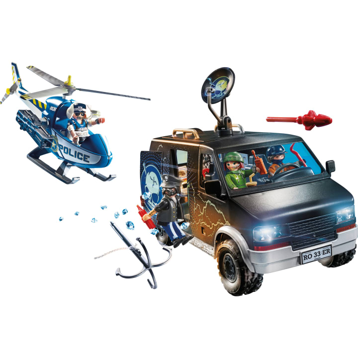 PLAYMOBIL® City-Action Polizei-Helikopter: Verfolgung; 124 Teile
