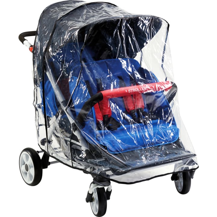 Regenschutz für Winther-Krippenwagen, faltbar, 4-Sitzer
