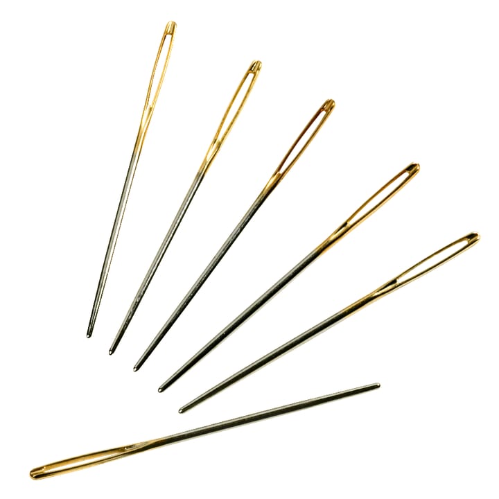 Folewr Sticknadeln Set – 100 Stück, Größe 26 Für 14 CT Kreuzstich, Goldfarben, In Aufbewahrungsflasche