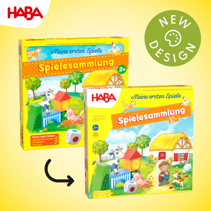 HABA Meine Ersten Spiele Fischen – Angelspiel Ab 2 Jahren, Holzspielzeug, 1-4 Kinder