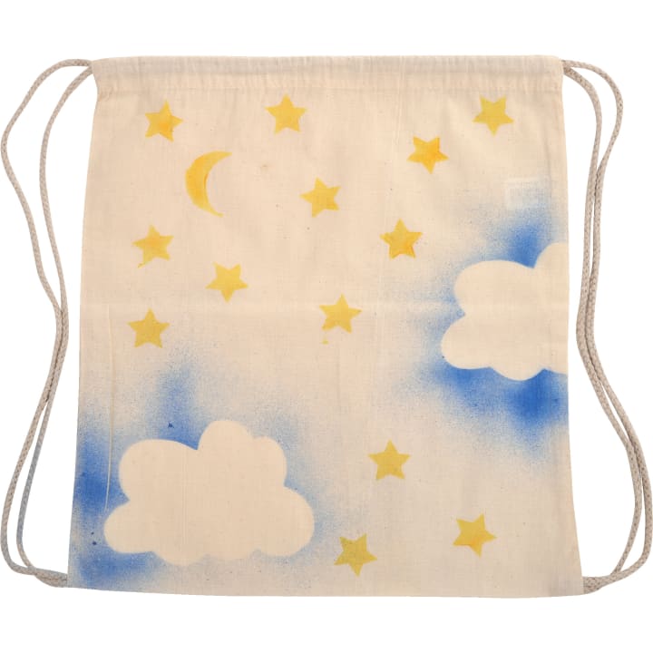 Pluvyze 3er Set Turnbeutel 34x41cm - Baumwollbeutel Mit Kordelzug