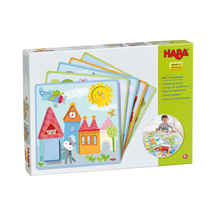 Juego De Madera Stabix HABA - 150 Palitos De Colores Y 8 Plantillas, Para Crear Diseños, +3 Años
