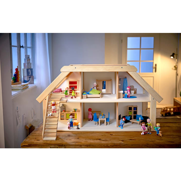 Puppenhaus aus Holz, ca. 104x44x54cm online kaufen » HABA Pro