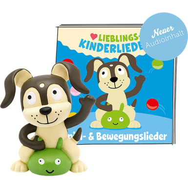 tonies® Hörfigur Hund - 30 Lieblings-Kinderlieder - Spiel- & Bewegungslieder