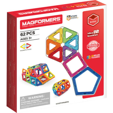 MAGFORMERS® Magnetbaukasten 274-09 Basic-Set, 62 Teile