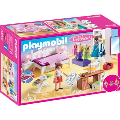 PLAYMOBIL® Dollhouse 70208 Schlafzimmer mit Nähecke