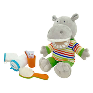 Kinder Plüsch-Spieltier Ab-ins-Bett-Hippo JAKO-O