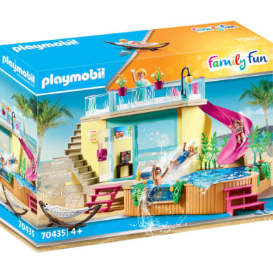 PLAYMOBIL® Family Fun 70435 Bungalow mit Pool