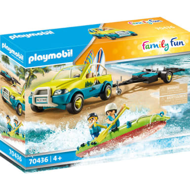 PLAYMOBIL® Family Fun 70436 Strandauto mit Kanuanhänger