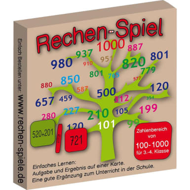 Schott Verlag Rechenspiel Zahlenbereich 100-1000